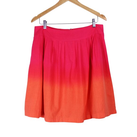 Jessica Pleated Ombre Circle Mini Skirt - Picture 2 of 15